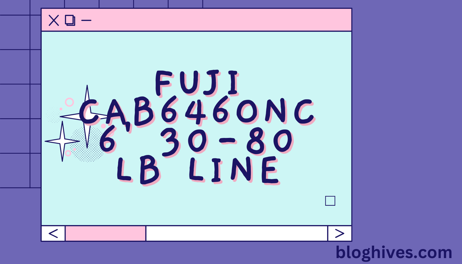 fuji cab646onc 6' 30-80 lb line