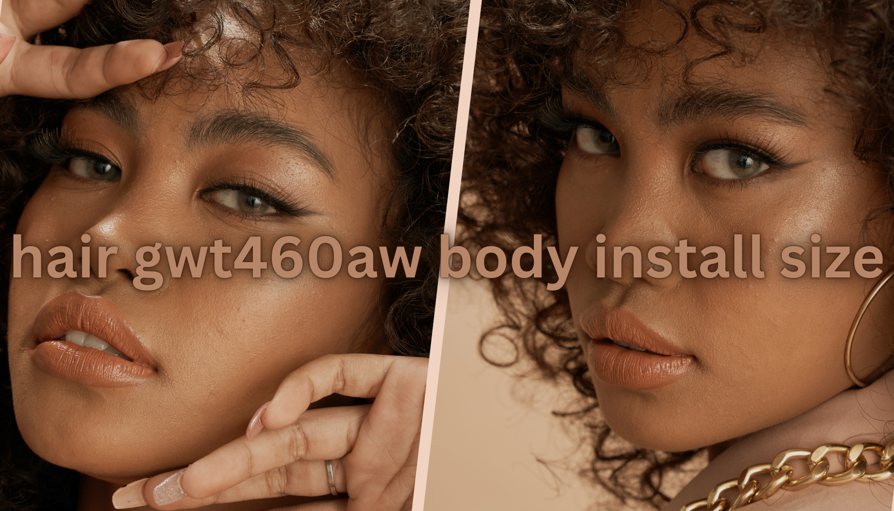 hair gwt460aw body install size